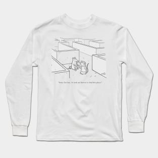 Pizza Delivery Mouse Long Sleeve T-Shirt